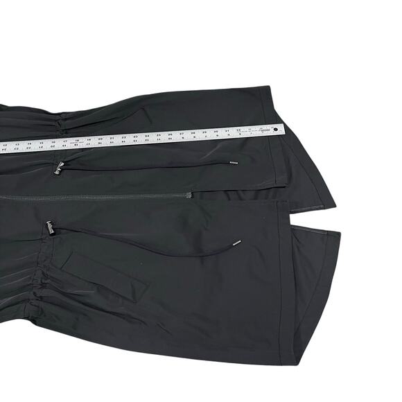 Banana Republic | BR Women's Water-Repellent Long Rain Jacket Black Medium - Picture 8 of 8